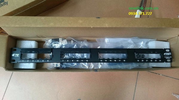 Patch Panel AMP 24 cổng cat5e nhân rời